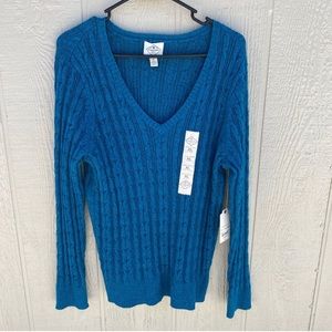 St. John's Bay Blue Sweater